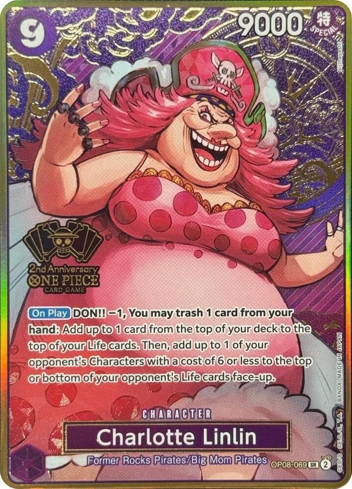 Charlotte Linlin (One Piece Japanese Version 2nd Anniversary Set) - One Piece Promotion Cards (OP - PR) - ADAMXBREEZY.COM