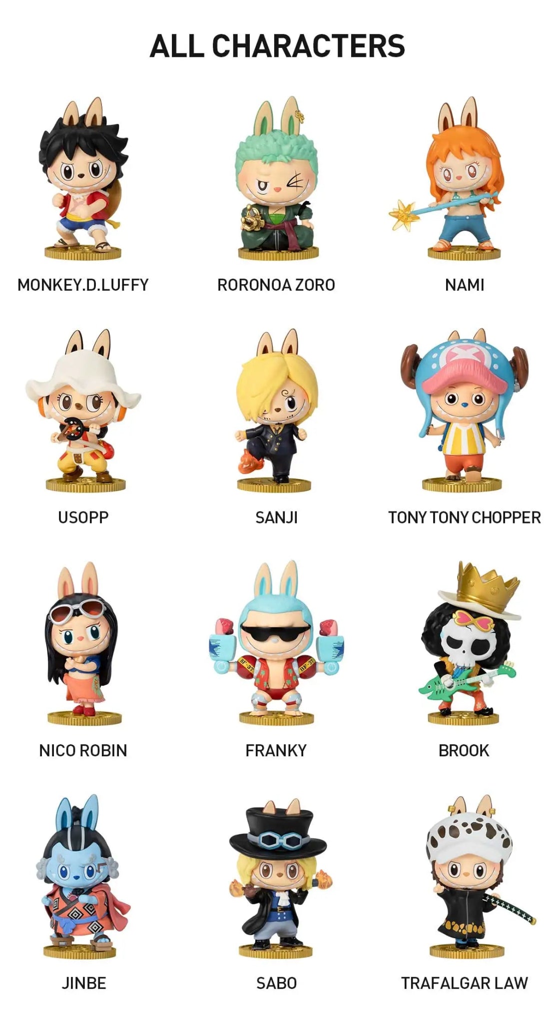 MONSTERS x One Piece Series Figures - ADAMXBREEZY.COM