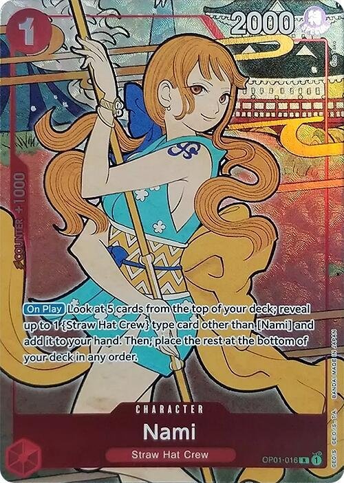 Nami (English Version 1st Anniversary Set) - One Piece Promotion Cards (OP - PR) - ADAMXBREEZY.COM