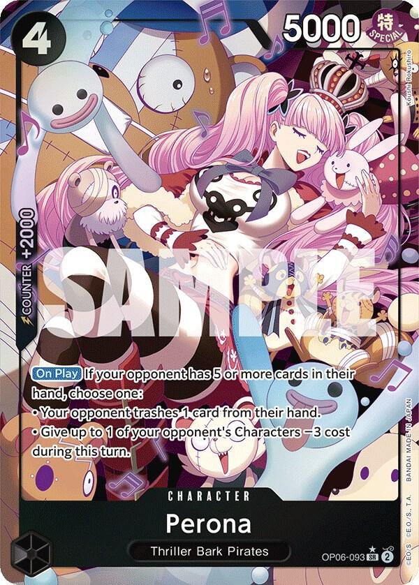 Perona (093) (Alternate Art) - Wings of the Captain (OP06) - ADAMXBREEZY.COM