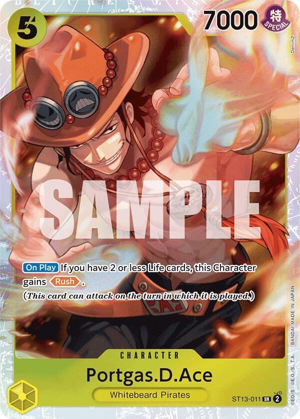 Portgas.D.Ace (011) - Ultra Deck: The Three Brothers (ST - 13) - ADAMXBREEZY.COM