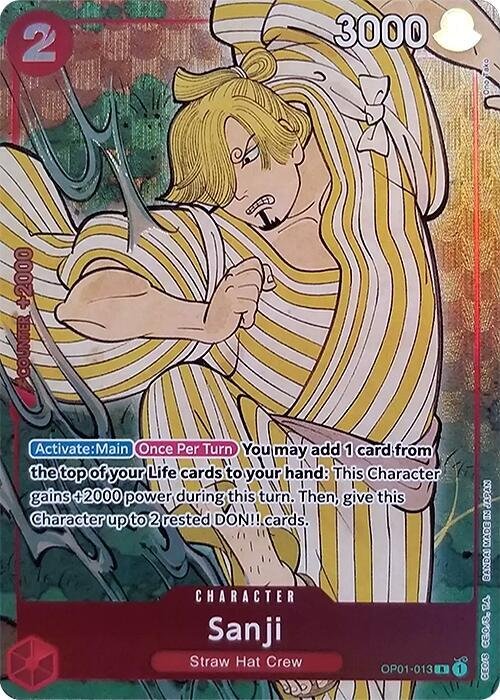 Sanji (English Version 1st Anniversary Set) - One Piece Promotion Cards (OP - PR) - ADAMXBREEZY.COM
