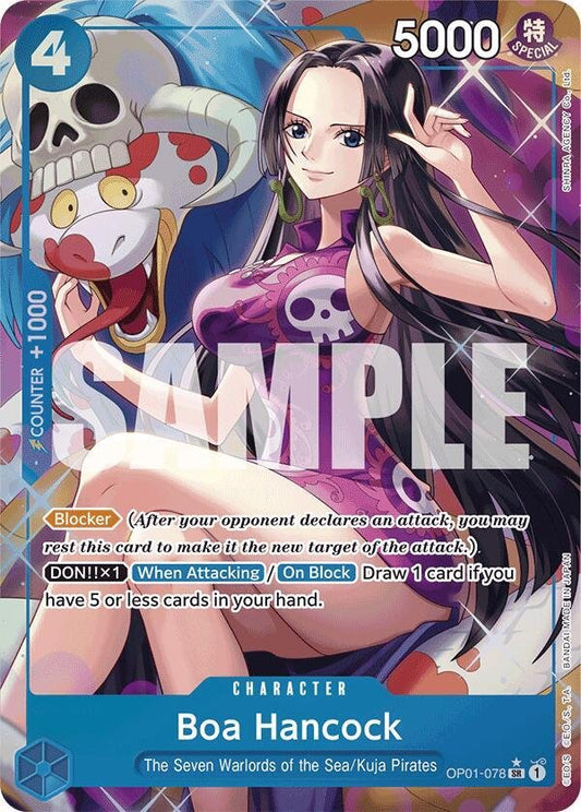 Boa Hancock (OP01 - 078) (Alternate Art) - Premium Booster - The Best - (PRB - 01) - ADAMXBREEZY.COM