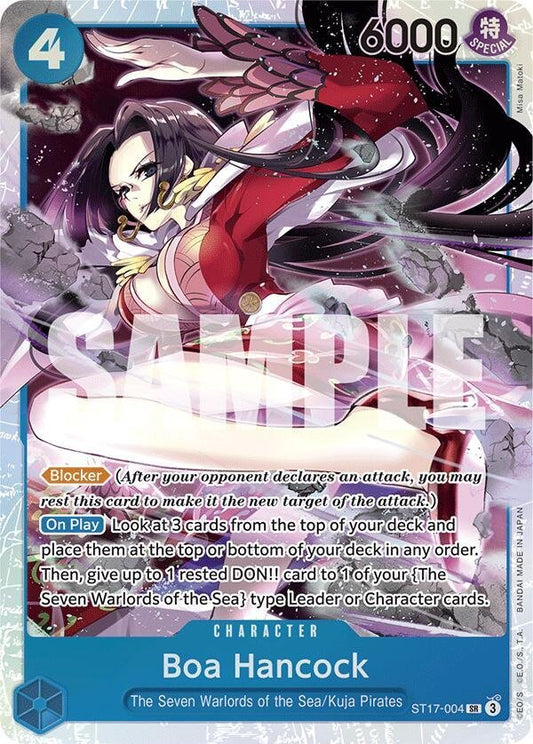Boa Hancock - Starter Deck 17: BLUE Donquixote Doflamingo (ST - 17) - ADAMXBREEZY.COM