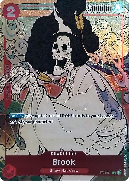 Brook (English Version 1st Anniversary Set) - One Piece Promotion Cards (OP - PR) - ADAMXBREEZY.COM