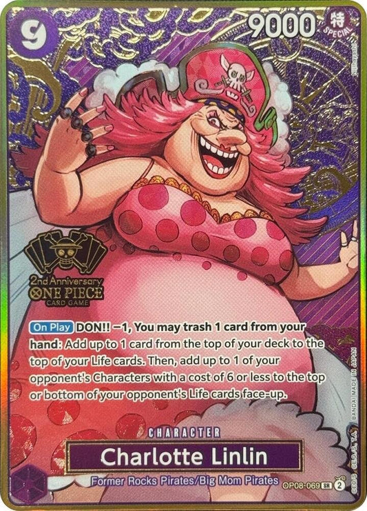 Charlotte Linlin (One Piece Japanese Version 2nd Anniversary Set) - One Piece Promotion Cards (OP - PR) - ADAMXBREEZY.COM