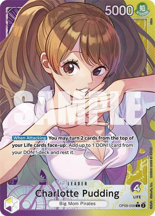 Charlotte Pudding (058) (Parallel) - Two Legends (OP08) - ADAMXBREEZY.COM