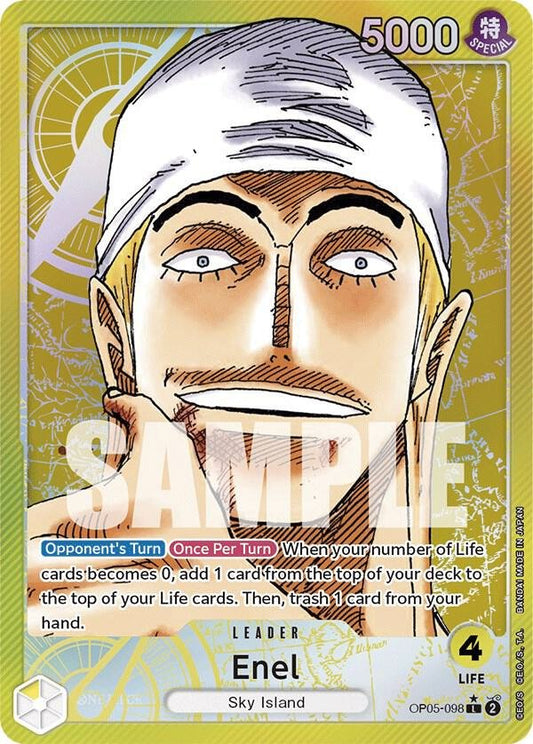 Enel (098) (Alternate Art) - Awakening of the New Era (OP05) - ADAMXBREEZY.COM