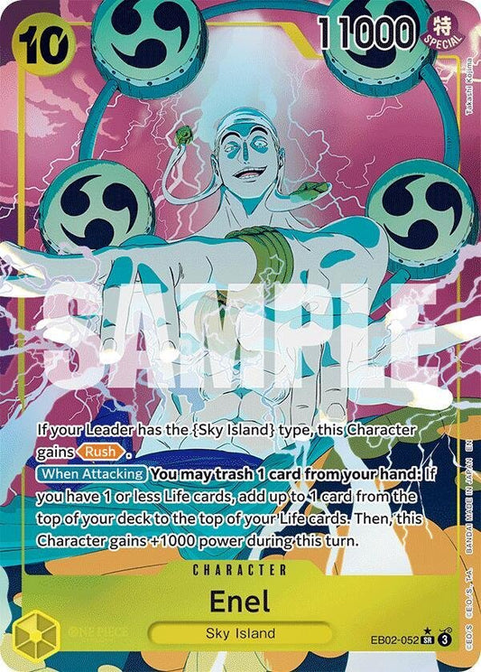 Enel (Alternate Art) - Extra Booster: Anime 25th Collection (EB - 02) - ADAMXBREEZY.COM