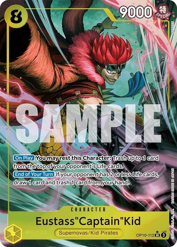 Eustass"Captain"Kid (112) (Parallel) - Royal Blood (OP10) - ADAMXBREEZY.COM