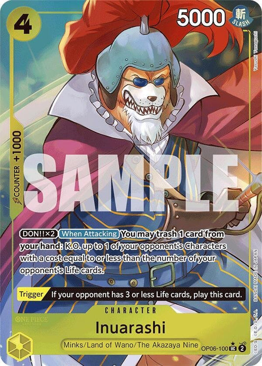 Inuarashi (Full Art) - Premium Booster - The Best - (PRB - 01) - ADAMXBREEZY.COM