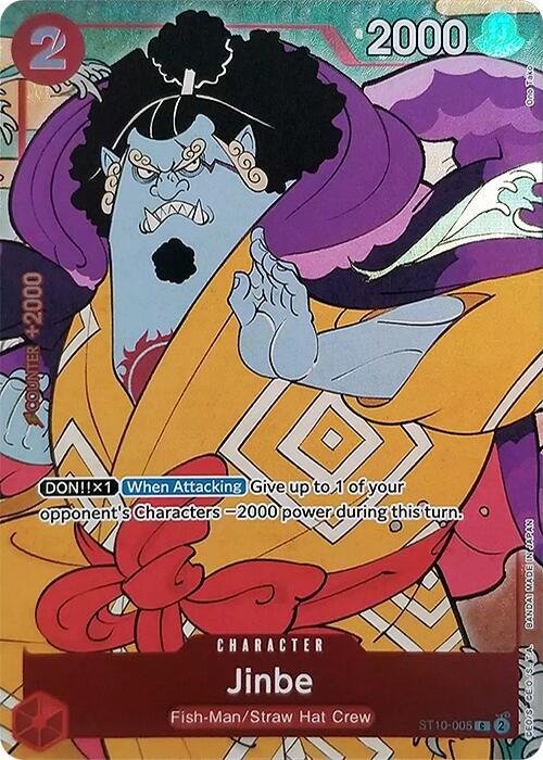 Jinbe (English Version 1st Anniversary Set) - One Piece Promotion Cards (OP - PR) - ADAMXBREEZY.COM