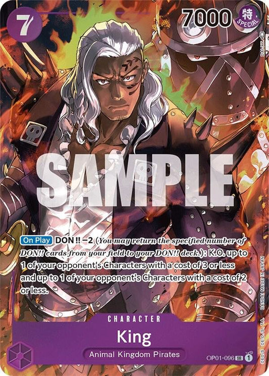 King (096) (Parallel) - Romance Dawn (OP01) - ADAMXBREEZY.COM