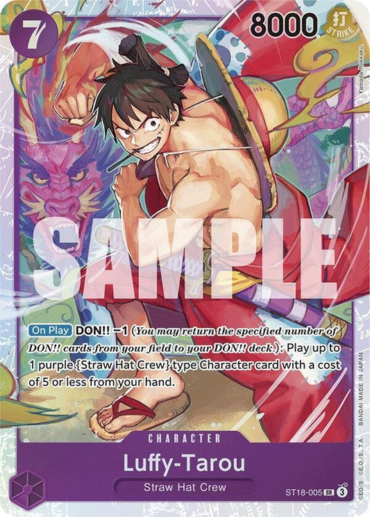 Luffy - Tarou - Starter Deck 18: PURPLE Monkey.D.Luffy (ST - 18) - ADAMXBREEZY.COM