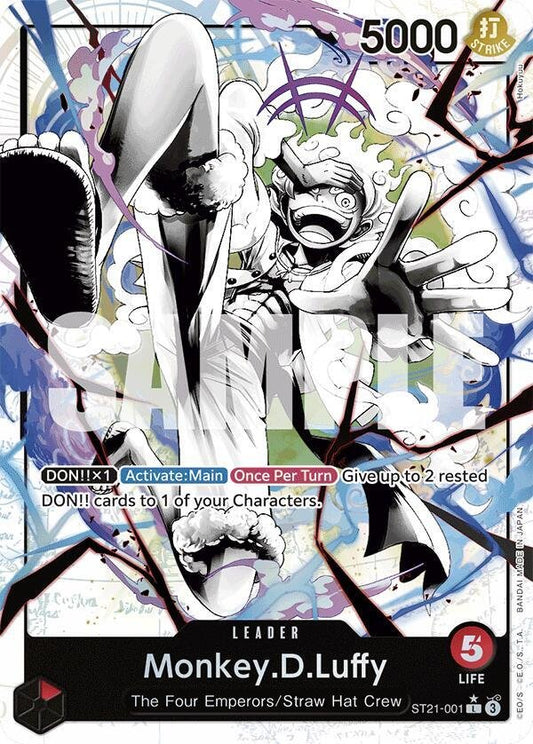 Monkey.D.Luffy (001) (Parallel) - Starter Deck EX: Gear 5 (ST21) - ADAMXBREEZY.COM