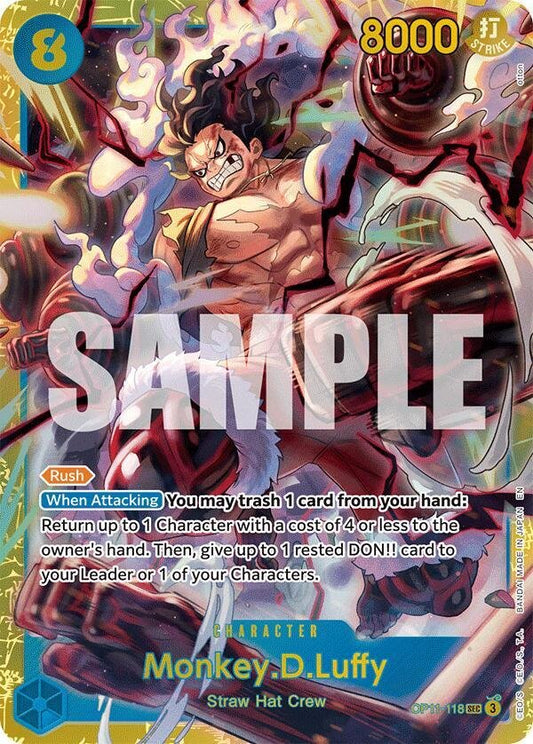 Monkey.D.Luffy (118) - A Fist of Divine Speed (OP11) - ADAMXBREEZY.COM
