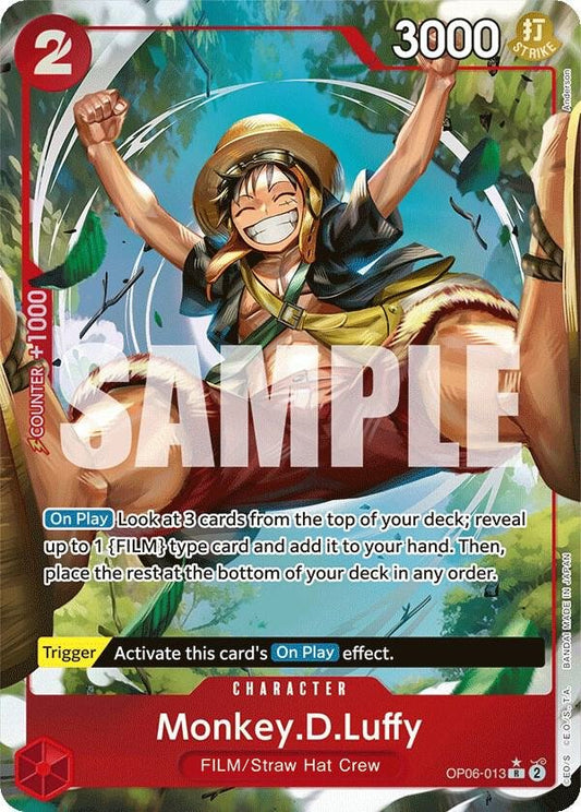 Monkey.D.Luffy (Alternate Art) - Wings of the Captain (OP06) - ADAMXBREEZY.COM