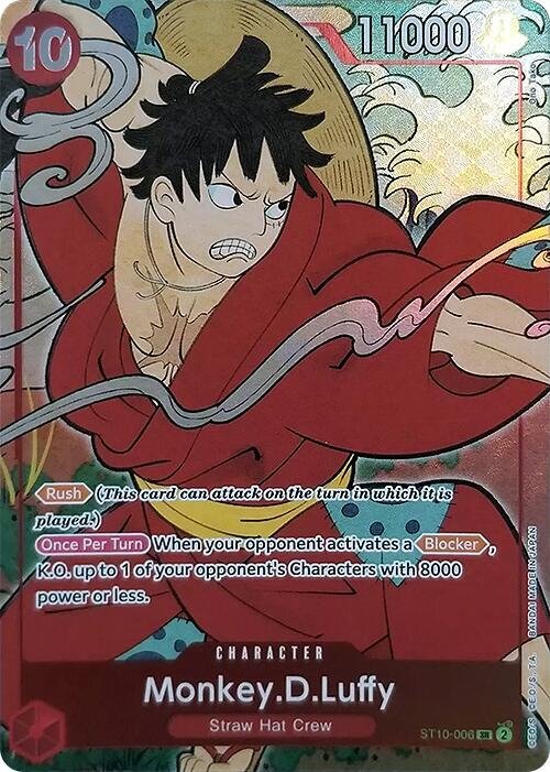 Monkey.D.Luffy (English Version 1st Anniversary Set) - One Piece Promotion Cards (OP - PR) - ADAMXBREEZY.COM