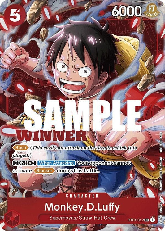 Monkey.D.Luffy (Winner Pack Vol. 5) - One Piece Promotion Cards (OP - PR) - ADAMXBREEZY.COM