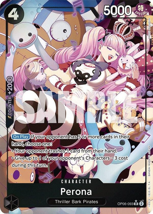 Perona (093) (Alternate Art) - Wings of the Captain (OP06) - ADAMXBREEZY.COM