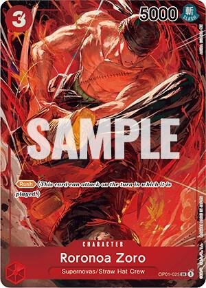 Roronoa Zoro (025) (Parallel) - Romance Dawn (OP01) - ADAMXBREEZY.COM