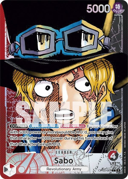 Sabo (001) (Alternate Art) - Awakening of the New Era (OP05) - ADAMXBREEZY.COM