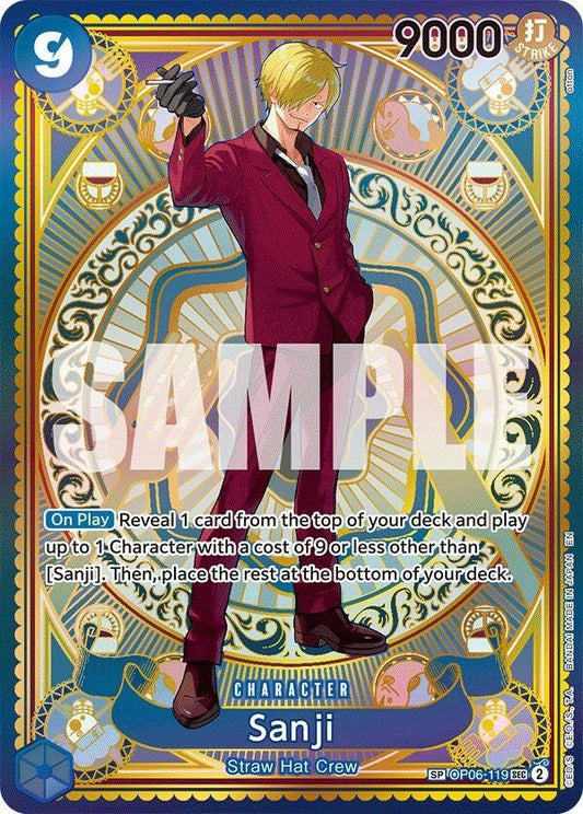 Sanji (SP) - A Fist of Divine Speed (OP11) - ADAMXBREEZY.COM