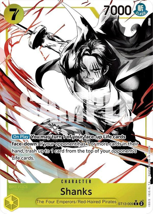 Shanks (Parallel) - Ultra Deck: The Three Brothers (ST - 13) - ADAMXBREEZY.COM