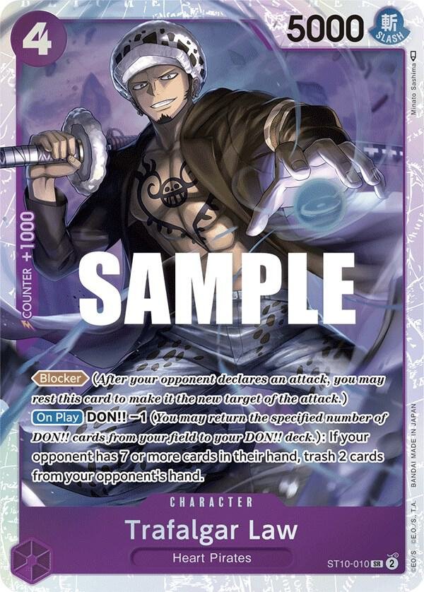 Trafalgar Law (010) - Ultra Deck: The Three Captains (ST - 10) - ADAMXBREEZY.COM