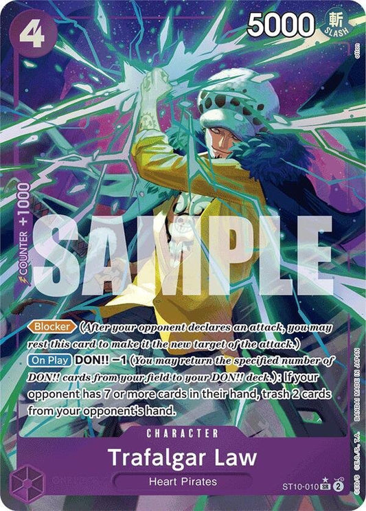 Trafalgar Law (ST10 - 010) (Alternate Art) - Premium Booster - The Best - (PRB - 01) - ADAMXBREEZY.COM
