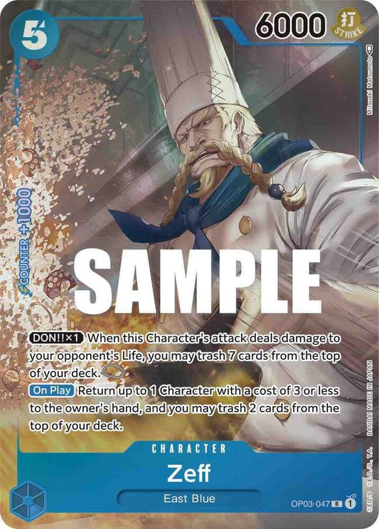 Zeff (Alternate Art) - Pillars of Strength (OP03) - ADAMXBREEZY.COM